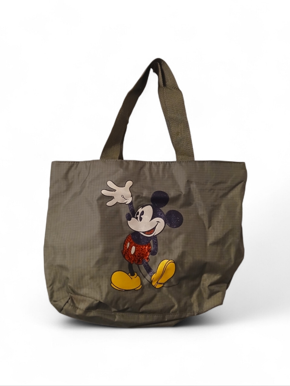 Disney Olive Green Vintage Mickey Mouse Tote Bag